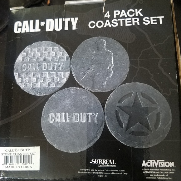 Set of 4 Call of Duty coasters - Picture 1 of 2